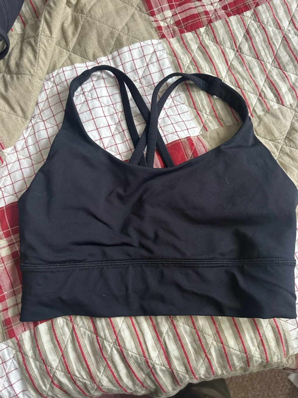 lululemon athletica Black Strappy Sports Bra